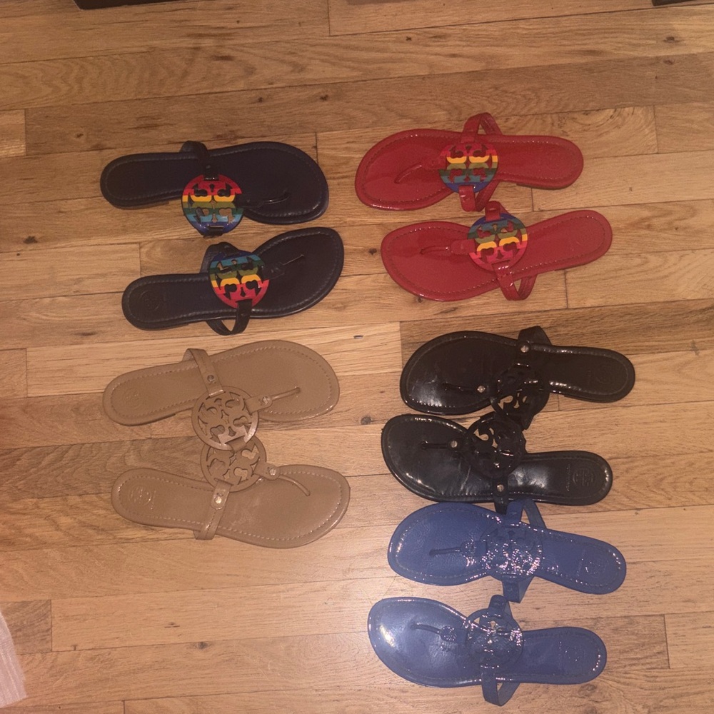 Tory Burch Colorful Flip Flop Set